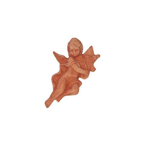 Playing Angel with Violin in terracotta